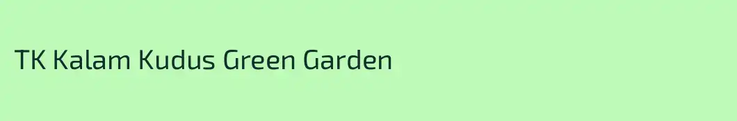 TK Kalam Kudus Green Garden